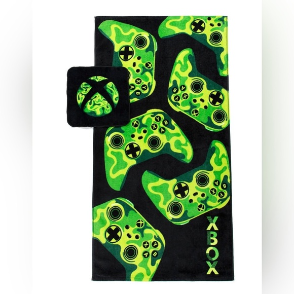 XBox Kids Cotton 2 Piece Towel and Washcloth Set - Picture 2 of 9